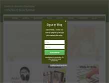 Tablet Screenshot of dinorahblackman.com